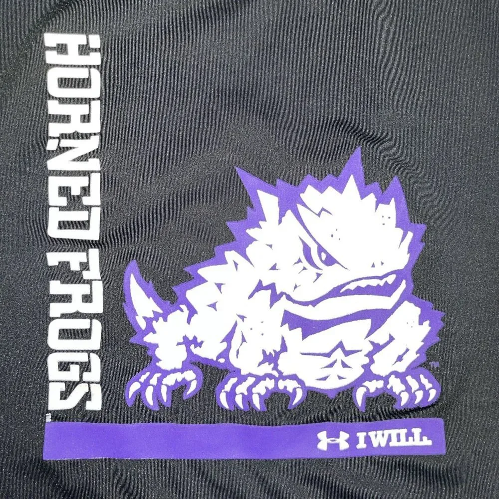 Under Armour Heat Gear Compression TCU Horned Frogs Medium NWOT‎